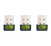 Fegtrty 3X Adattatore WiFi USB, Adattatore Wireless 2.4G Un Banda Singola da 150 Mbps, Dongle WiFi Mini Scheda di Rete Wireless per Laptop/Desktop/PC, Supporto Windows 10/8 / 8.1