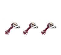 Fegtrty 3X Dual Piezo Pick-Up 6.35mm Jack con controllo del volume del tono per chitarra acustica Ukulele