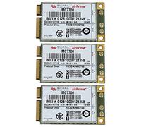 Fegtrty 3X Scheda WWAN 3G / 4G MC7700 Sbloccata per AirPrime, Modulo GPS 100Gb / 4G / 3G LTE/FDD/WCDMA/Edge 100 Mbps per Windows/Linux