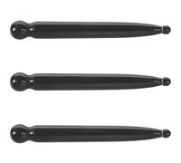 Fegtrty 3X Tradizionale RelaX Thai Foot Massage Riflessologia Stick Strumento Nera