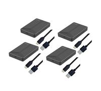 Fegtrty 4X USB 3.1 Mobile Hard Disk Box 2.5 Pollice Hard Disk Box SSD Enclosure Supporto 15mm Hard Drive per Computer Notebook