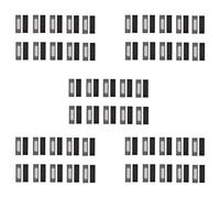 Fegtrty 50 paia adatte per robot OZMO T5/N8/N5/T8/DV35/DJ65/T9, filtro HEPA in cotone