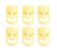 Fegtrty 6 Pezzi Plettro per Chitarra Chitarra Acustica Elettrica Ukulele Plettro per Dito Pick Chitarra Strumento Un Corde Accessori per Parti di Strumenti M