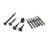 Fegtrty Kit di 5 utensili pneumatici con pneumatico a scalpello e 7 pezzi kit di strumenti per levigatura pneumatica con rivetto pneumatico