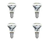 Fegtrty Lampada Lava Sostitutiva E14 R39 30W Faretto Un Vite Nella Lampadina Riflettore Trasparente Lampadine Spot Lava Un Incandescenza 4 Pz