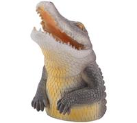 Fegtrtyoa 1 PCS Testa di Coccodrillo Cortile Stagno Ornamenti di Animali Galleggianti Piscina Ornamenti di Simulazione Decorazioni per Esterni Giardinaggio Ornamenti di Coccodrilli
