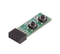 Fegtrtyoa 10pin Mainboard Switching Tester 2X 5 Pin Switch Scheda Adattatore Assemblaggio PC Fai -da -Te Strumento per PC Desktop