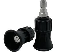 Fegtrtyoa 2 Pacco - Ugello per Idropulitrice A 40 Gradi 4.0 Orificio, Protezione per Ugello di Idropulitrice con Spina A Rapido da 1/4 di Pollice