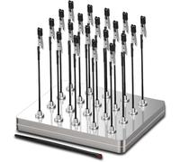 Fegtrtyoa 20 Morsetti A Coccodrillo, Una e 1 Scatola di il Morsetto A Coccodrillo Pieghevole È Magnetico per La Saldatura, La Verniciatura di Modelli, il Supporto per PCB.