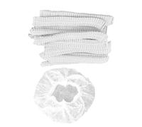 Fegtrtyoa 200 Pezzi Usa e Getta per Capelli 21 Pollici Cappellino Della Polvere per Alimenti, Copertura per la Testa per Assistenza Alimentare, Laboratorio, Ospedaliero
