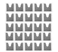 Fegtrtyoa 25 Pezzi di per Toilette Monouso, Protettore per Pavimento Assorbente per Toilette, Tappetino Antiscivolo per Bagno per Addestramento al Vasino, Tappetino A Forma di U per Toilette