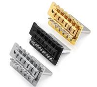 Fegtrtyoa 3 Pezzi 52,5 mm Vintage Chitarra Elettrica Single-Shake Bridge Tremolo System Tailpiece Bridge