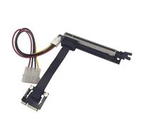 Fegtrtyoa Adattatore di Estensione Jumper MiniPCI-e X1 A PCIE3.0 da 15 cm per Scheda Audio, Adattatore per Scheda di Rete