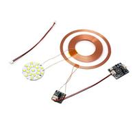 Fegtrtyoa Alimentatore Wireless Maglev da 12 V, Bobina Trasmittente, Ricevitore Wireless A Induzione, Lampada A Levitazione Magnetica DIY, Lampada Lunare