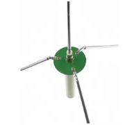Fegtrtyoa Antenna GP FM Antenna Telescopica Telescopica con Connettore BNC Q9 per Trasmettitore FM, Trasmissione del Campus del Ricevitore, Amplificatore Radio Ham