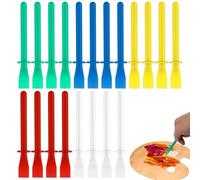 Fegtrtyoa Applicatori di Colla In Plastica, Set di Strumenti per Spalmare Colla (20 Pezzi) - Pennelli Resistenti e Facili da Pulire, Applicatore per Bastoncini di Colla