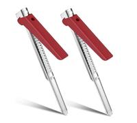 Fegtrtyoa Apri Barattoli per Artrite Sforzo per Anziani, Apribottiglie Antiscivolo, Apriscatole Apriscatole Manuale, Apri Coperchio Rosso