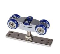 Fegtrtyoa Bifold Hardware per Porte Porta Scorrevole nel Legno Puleggia per Mobili Ruota Porta del Granaio Rullo Porta un Muro Porta Pieghevole Rullo