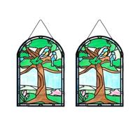 Fegtrtyoa Biglietto con Acchiappasole per Uccellini con Benedizione 'Albero per Avere Una Mamma Come Te