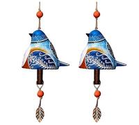 Fegtrtyoa Campana per Il Canto degli Uccelli, Campanello A Country, Ciondolo con Campanello A Artigianale in Resina, Decorazione per La Casa nel Cortile