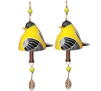 Fegtrtyoa Campana per Il Canto degli Uccelli del Passero, Campana A di Campagna, Pendente con Campana A Artigianale in Resina, Decorazione per La Casa nel Cortile