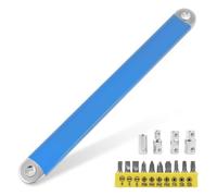 Fegtrtyoa Chiave A Cricchetto con Prolunga Offset da 15 Pollici, Set di Chiavi A Cricchetto con Prolunga per Raggiungere Spazi Stretti A Zero Gradi, Universale per Luoghi Ristretti.
