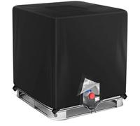 Fegtrtyoa Copertura Impermeabile per Barile da 1000l, Copertura per Serbatoio d'Acqua, Ombrellone Protettivo per Il Prato, Protezione e dal Forte.