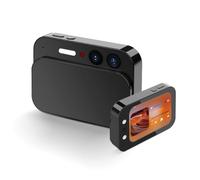 Fegtrtyoa DC107 Slider Touch Screen 4K Camera 2.8 Pollici CCD Fotocamera Digitale Ad Alta Definizione per Musica 64MP con Filtro Bellezza Bianco