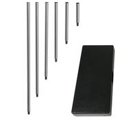 Fegtrtyoa di Prolunga per Indicatore A Quadrante, Set da 6 Pezzi da 1, 2, 3, 4, 5, 6" Combinabile con di Prolunga per Indicatore Digitale da 0 A 21".