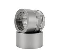 Fegtrtyoa Distributore di Polvere Coffee Ago Distributore di Caffè Regolabile Distributore di Polvere Anti-Slip Grigio