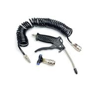 Fegtrtyoa Duster A Soffiaggio Ad Aria Set con Tubo Della Bobina di Lunghezza 5 Metri per la Rimozione Della Polvere del Compressore D'Aria del Camion