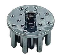 Fegtrtyoa Interfaccia Cervello-Computer EEG Elettrodo A Pettine Secco da 14 mm Elettrodi in Rame (Cu/AgCl) da 16 Piedi per OpenBCI