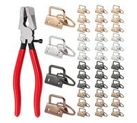 Fegtrtyoa Kit di Accessori per (40 Pezzi) con Pinze per Braccialetti, Cordini e - Modello K-082-40