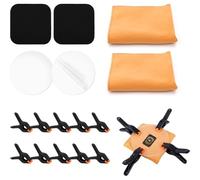 Fegtrtyoa Kit di Appiattimento per Carte Collezionabili, Kit di Restauro e Pulizia per la Cura Delle Carte per Riparare Bordi Piegati e Sollevati.