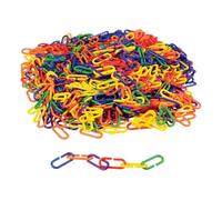 Fegtrtyoa Link' N' Learn Colorful Links-Counting, Math Manipulatives 1000-Piece Set for Preschool, Kindergarten, Homeschool