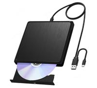 Fegtrtyoa Long Data Cable USB3.0 External CD/Dvd RW Optical Drive CD/Dvd Player Writer Burner for Laptop Desktop PC 11 10