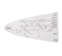 Fegtrtyoa Modello di Curve Matematiche per Stencil Parabolico Righello Parabolico Stencil Parabolico Stencil Parabolico per Studenti Ufficio, Pittura Caratteristiche del Prodotto