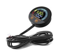 Fegtrtyoa Monitor Batteria con Shunt per Tester di Tensione, Corrente e capacità per Manubrio Moto 300A