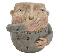 Fegtrtyoa Naso Che Pizzica Ragazza Carnosa Vaso di Fiori in Resina Artigianale Giardino di Casa Ornamenti da Scrivania Regalo