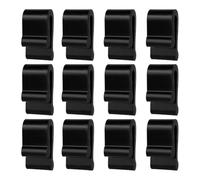 Fegtrtyoa Ombrello Olandese 12pz Clip Protettori In Silicone per Pentole, Accessori Sollevatore per Coperchi, Coperchio Flessibile Nero