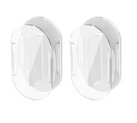 Fegtrtyoa Organizzatore Avvolgicavo USB 2 Pezzi Supporto Universale Adesivo Acrilico per Cavi Multiuso Adatto A Cavi da 1 Metro Trasparente