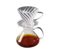 Fegtrtyoa Pentola A Condivisione del Caffè con Una Tazza di Filtro Set di Caffettiere con Scala per Casa o Ufficio 300 Ml