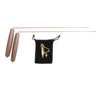 Fegtrtyoa Per la Ricerca di Acqua, Minerali - Bacchette da Rabdomante In Rame - 2 Pezzi di Bacchette da Rabdomante con Manico In Legno per Una Facile Conservazione.