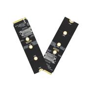 Fegtrtyoa Per M. 2 NVME A Oculink Femmina Dock 2 Pezzi SFF-8612 Adattatore PCI-e X4 Scheda Adattatore Supporta Dock-OC4 per 2,5 Pollici NVME U. 2