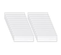 Fegtrtyoa Pieno di Etichette Auto Adesive da 100 Pacchetti Porta Della Scheda Tasche per la Libreria Della Cassetta Postale del Supermercato Libreria per le Carte da Banco e le Carte Della Biblioteca