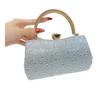 Fegtrtyoa Pochette con Strass Foderata In per Donna - Borsa da Sera per Feste e Matrimoni