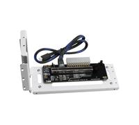 Fegtrtyoa Scheda Grafica Esterna per Laptop PCIe 5.0 X4 OCuLink, da Laptop A Scheda Grafica Video Esterna M.2 Oculink SFF8611 A PCIE X16, Bend White