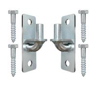 Fegtrtyoa Set di Cerniere per Cancello A Catena Pesante 2 Pezzi Include Perno da 5/8 Pollici per Cancelli In Metallo da Esterno.