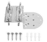 Fegtrtyoa Supporto per Antenna Esterna Clamp con Doppio U-Bolt per Montaggio Antenna LDPA per Uso Domestico all'Esterno.