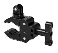 Fegtrtyoa Supporto per Telecamera Super Clamp Universale con 3 Schede, Regolazione Anteriore e Posteriore A 180°, Manubrio, Treppiede, Supporto per Telecamera da Scrivania